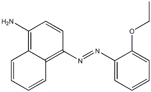 4-(2-Ethoxyphenylazo)-1-naphthalenamine,,结构式