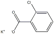 2-Chlorobenzoic acid potassium salt Structure