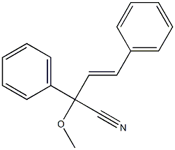  2,4-Diphenyl-2-methoxy-3-butenenitrile