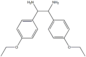 1,2-Bis(4-ethoxyphenyl)ethane-1,2-diamine,,结构式