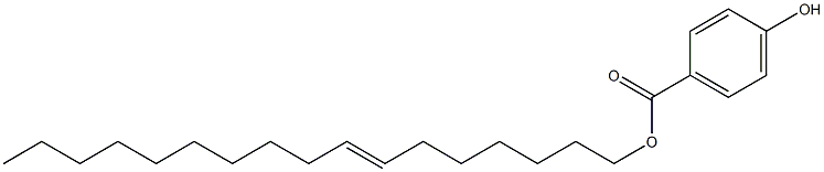 4-Hydroxybenzoic acid 7-heptadecenyl ester,,结构式
