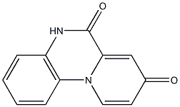8H-Pyrido[1,2-a]quinoxaline-6,8(5H)-dione,,结构式