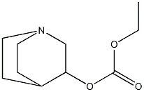 Carbonic acid ethyl 3-quinuclidinyl ester Struktur