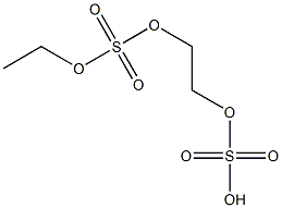 1,2-エタンジオールビス(硫酸エチル) 化学構造式