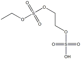 1,2-Ethanediol bis(sulfuric acid ethyl) ester,,结构式