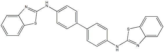 2,2'-[1,1'-Biphenyl-4,4'-diylbis(imino)]bis(benzothiazole) Structure