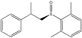 2,6-Dimethylphenyl[(R)-2-phenylpropyl] sulfoxide 结构式