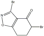 3-Bromo-4,5,6,7-tetrahydro-5-bromo-1,2-benzisoxazol-4-one