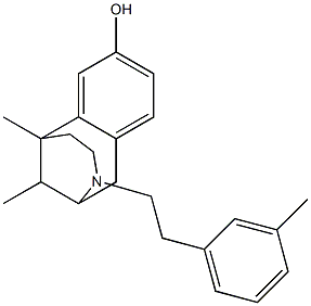  1,2,3,4,5,6-Hexahydro-6,11-dimethyl-3-[2-(m-tolyl)ethyl]-2,6-methano-3-benzazocin-8-ol