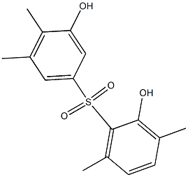 2,3'-Dihydroxy-3,4',5',6-tetramethyl[sulfonylbisbenzene] Structure