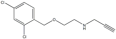 N-(2-Propynyl)-2-(2,4-dichlorobenzyloxy)ethanamine Structure