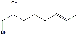 1-Amino-6-octen-2-ol 结构式