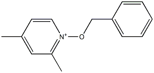 2,4-Dimethyl-1-(benzyloxy)pyridinium,,结构式
