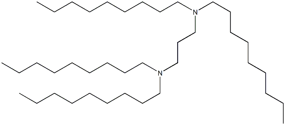 N,N,N',N'-テトラノニル-1,3-プロパンジアミン 化学構造式