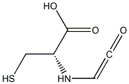 (S)-2-(Carbonylmethyl)amino-3-mercaptopropionic acid,,结构式