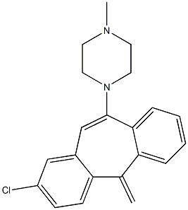 2-Chloro-10-(4-methylpiperazino)-5-methylene-5H-dibenzo[a,d]cycloheptene