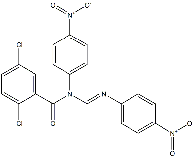  N1-(2,5-Dichlorobenzoyl)-N1,N2-bis(4-nitrophenyl)formamidine