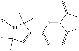 2,2,5,5-Tetramethyl-3-[(2,5-dioxopyrrolidin-1-yl)oxy]carbonyl-3-pyrroline 1-oxide,,结构式