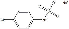 (4-Chlorophenyl)sulfamic acid sodium salt Structure