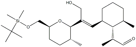 (S)-2-[(1S,2S,6R)-6-Methyl-2-[(E)-3-hydroxy-2-[[(2R,3R,6S)-3-methyl-6-(tert-butyldimethylsilyloxymethyl)tetrahydro-2H-pyran]-2-yl]-1-propenyl]cyclohexyl]propanal