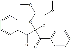 2,2-Di(methoxymethoxy)-1,3-diphenyl-1,3-propanedione 结构式