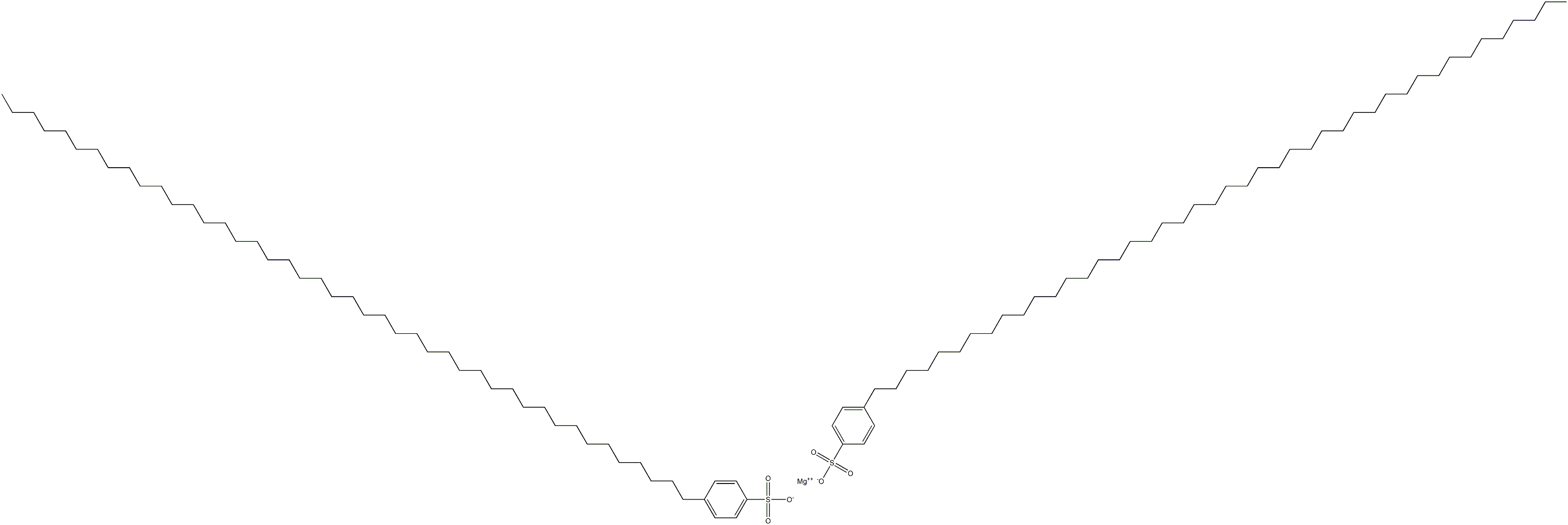ビス[4-(テトラテトラコンタン-1-イル)ベンゼンスルホン酸]マグネシウム 化学構造式