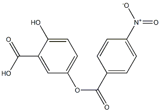 2-Hydroxy-5-(p-nitrobenzoyloxy)benzoic acid