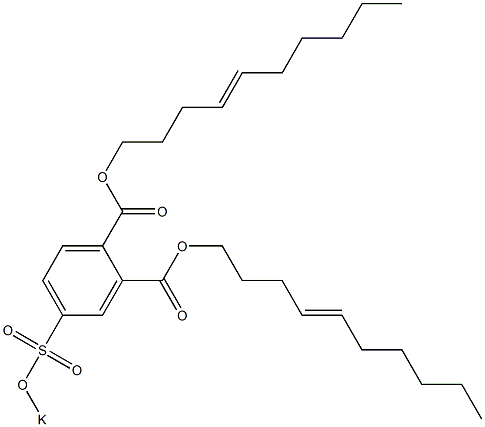  4-(Potassiosulfo)phthalic acid di(4-decenyl) ester