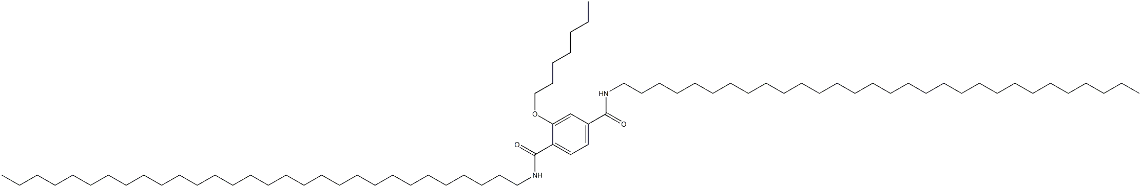 2-(Heptyloxy)-N,N'-ditriacontylterephthalamide,,结构式
