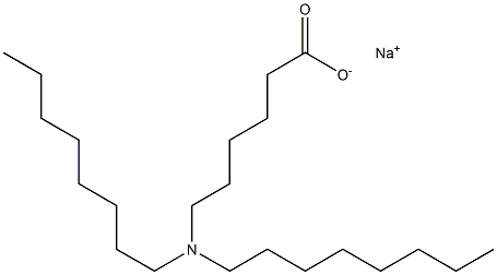 6-(Dioctylamino)hexanoic acid sodium salt 结构式