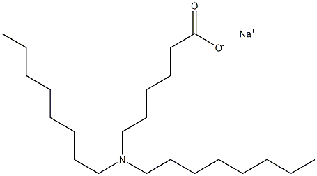 6-(Dioctylamino)hexanoic acid sodium salt Structure