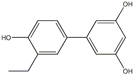 3'-Ethyl-1,1'-biphenyl-3,4',5-triol Structure