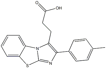  3-[2-(4-Methylphenyl)imidazo[2,1-b]benzothiazol-3-yl]propanoic acid