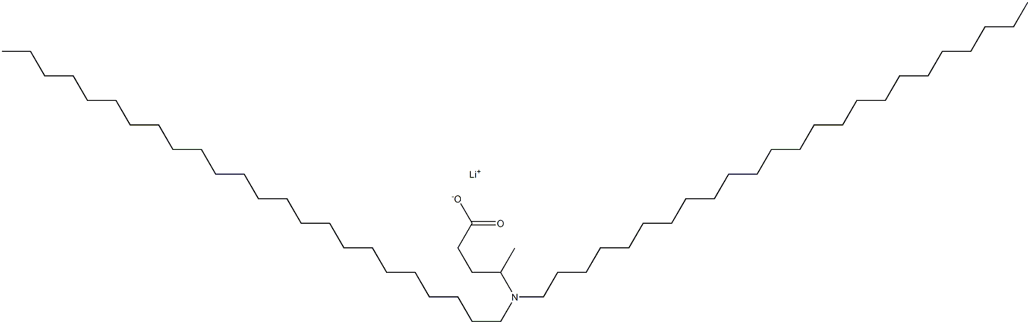 4-(Ditetracosylamino)valeric acid lithium salt