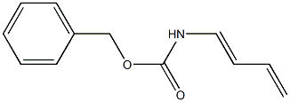 N-[(E)-1,3-Butadienyl]carbamic acid benzyl ester 结构式