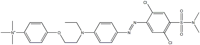 4-[2-[[4-[[2,5-Dichloro-4-[(dimethylamino)sulfonyl]phenyl]azo]phenyl](ethyl)amino]ethoxy]-N,N,N-trimethylbenzenaminium