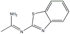 N2-(Benzothiazol-2-yl)acetamidine Structure