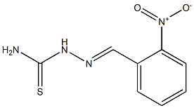 1-(2-Nitrobenzylidene)thiosemicarbazide Struktur