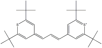 2,6-Di-tert-butyl-4-[3-(2,6-di-tert-butyl-4H-thiopyran-4-ylidene)-1-propenyl]thiopyrylium