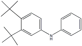 3,4-Di-tert-butylphenylphenylamine,,结构式