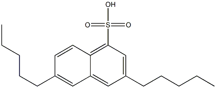 3,6-Dipentyl-1-naphthalenesulfonic acid