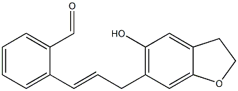 2-[3-[(2,3-Dihydro-5-hydroxybenzofuran)-6-yl]-1-propenyl]benzaldehyde