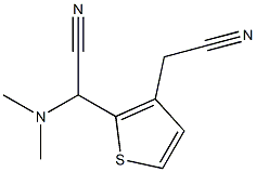 2-[(Dimethylamino)cyanomethyl]-3-thiopheneacetonitrile 结构式