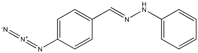 p-Azidobenzaldehyde phenyl hydrazone 结构式