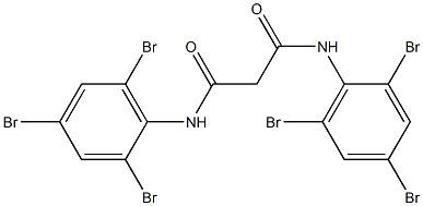 N,N'-Bis(2,4,6-tribromophenyl)malonamide Structure