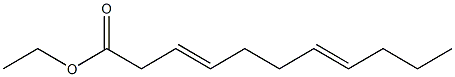 3,7-Undecadienoic acid ethyl ester Structure