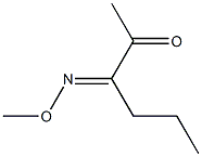 3-[Methoxyimino]hexan-2-one Structure