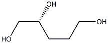 [R,(+)]-1,2,5-ペンタントリオール 化学構造式