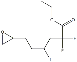 2,2-Difluoro-4-iodo-7,8-epoxyoctanoic acid ethyl ester