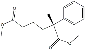 [R,(-)]-2-Methyl-2-phenylhexanedioic acid dimethyl ester